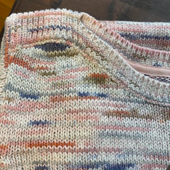 J.Jill Multi Colored Cotton Tunic Sweater - Picture 4 of 12